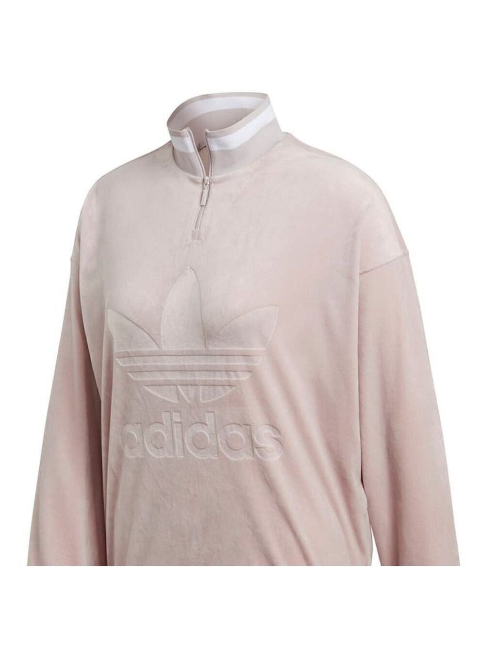 Adidas Original BNWOT Ice purple velvour Xsmall pullover quarter zip